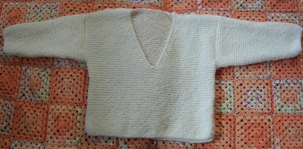 tricoter une encolure en v