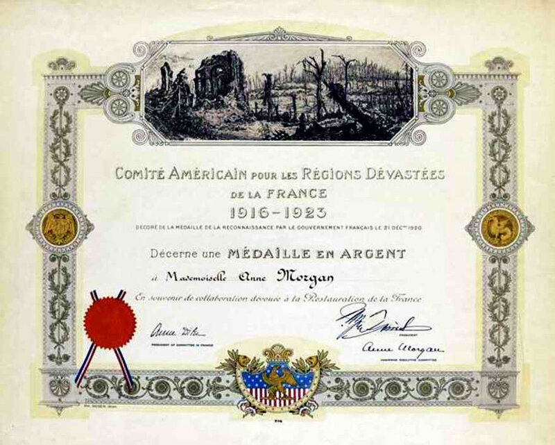 Diplome Anne Morgan