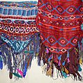 t) Echarpe Foulard Triangle / Boho Scarf