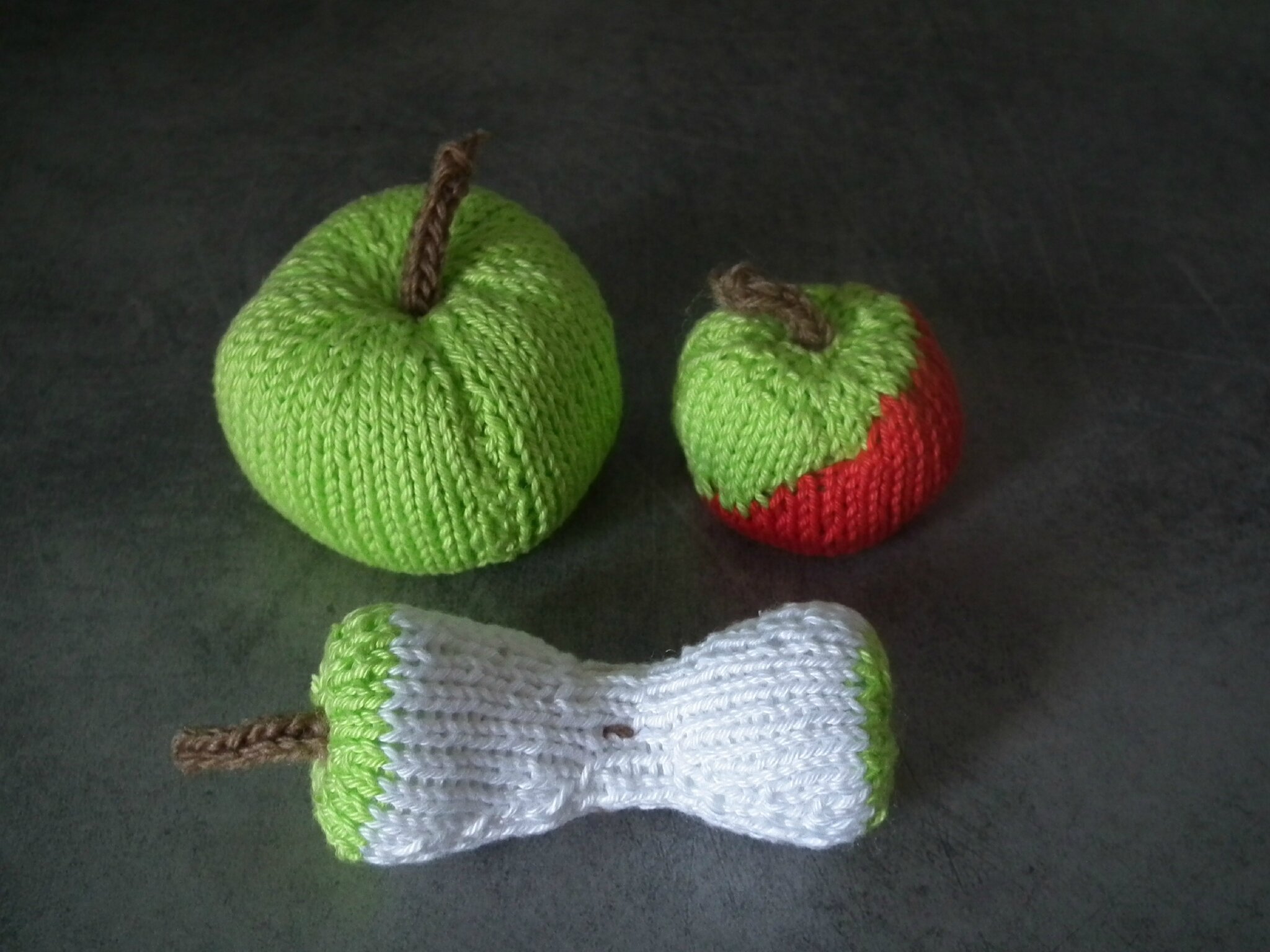 tricoter fruits et legumes