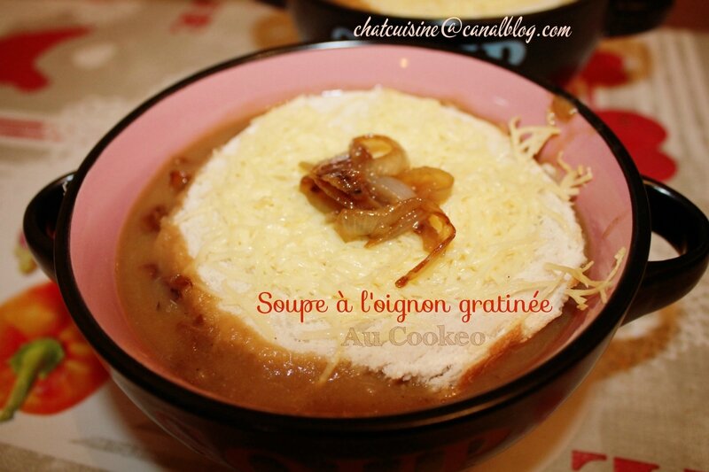 Soupe L Oignon Gratin E Au Cookeo Chatcuisine