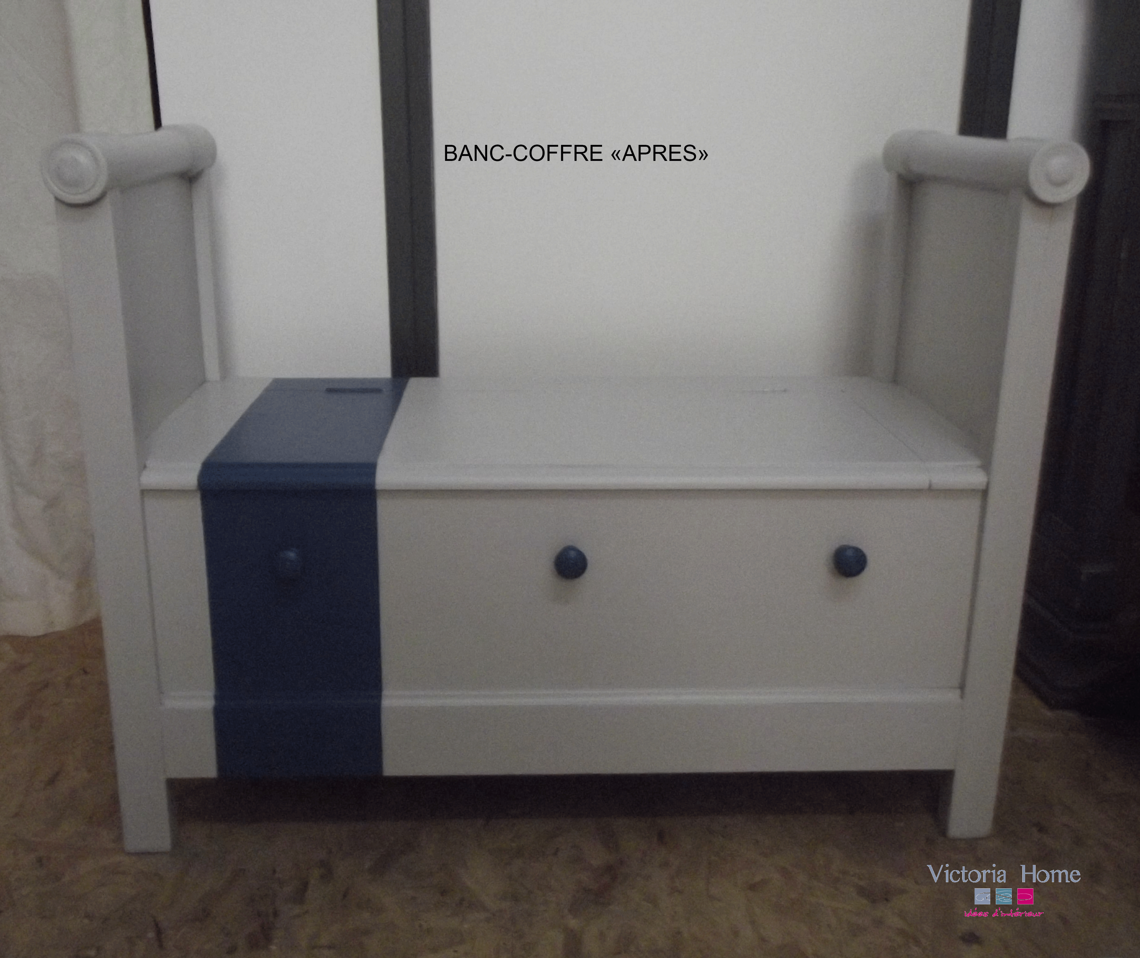 Un banc coffre revisité par victoria home victoria home