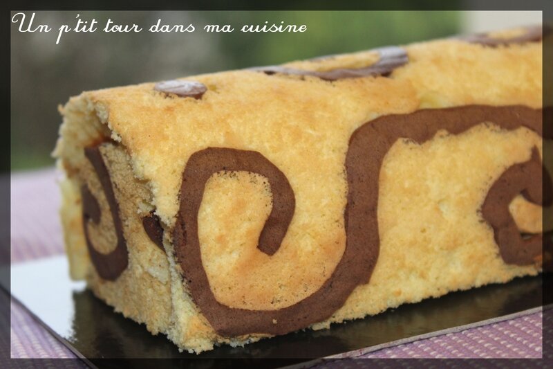 Bûche poire chocolat relief1