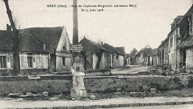 Méry rue capitaine Ringwald 1918