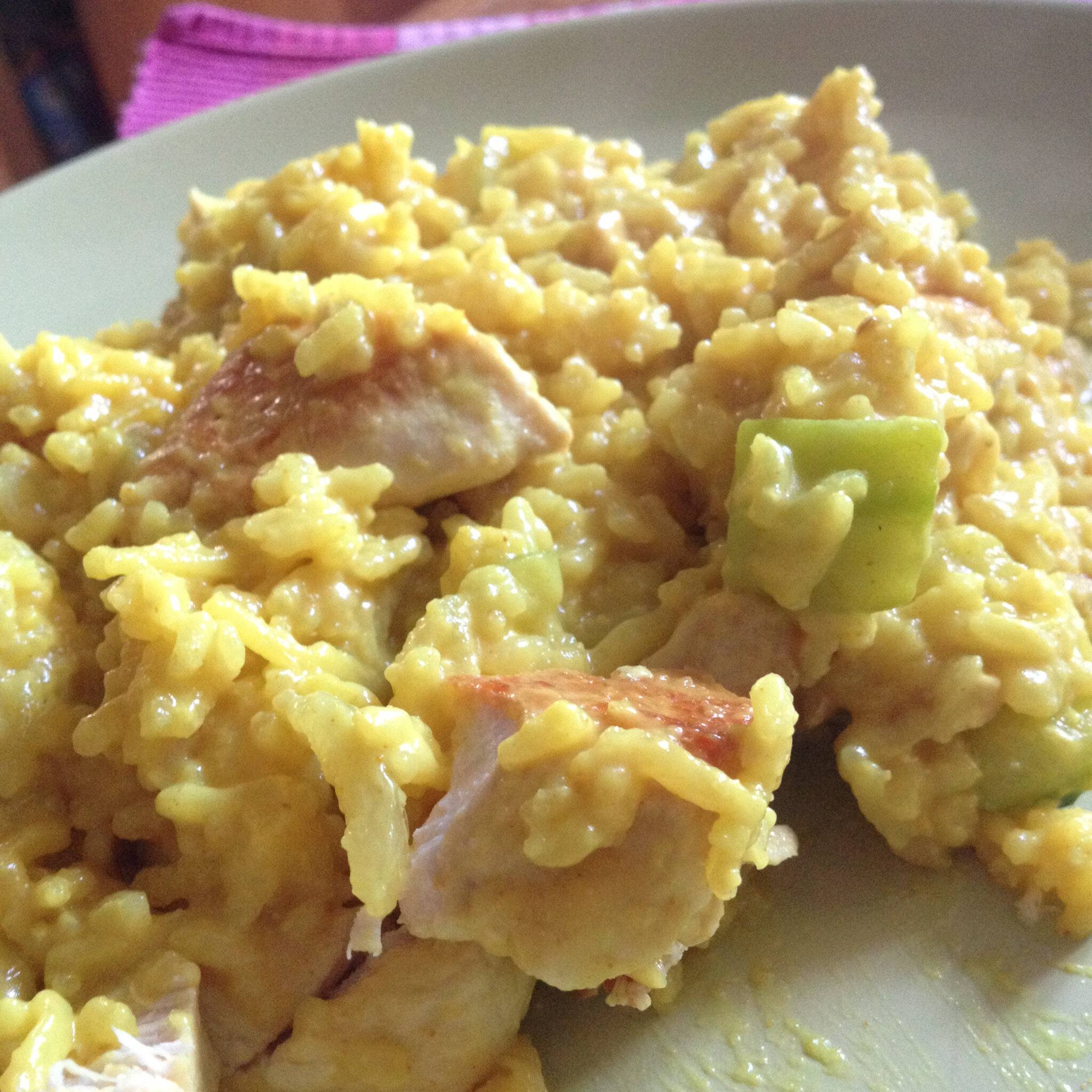 Risotto Au Curry Et Poulet Grill Recettes Rapides Pour Maman D Bord E