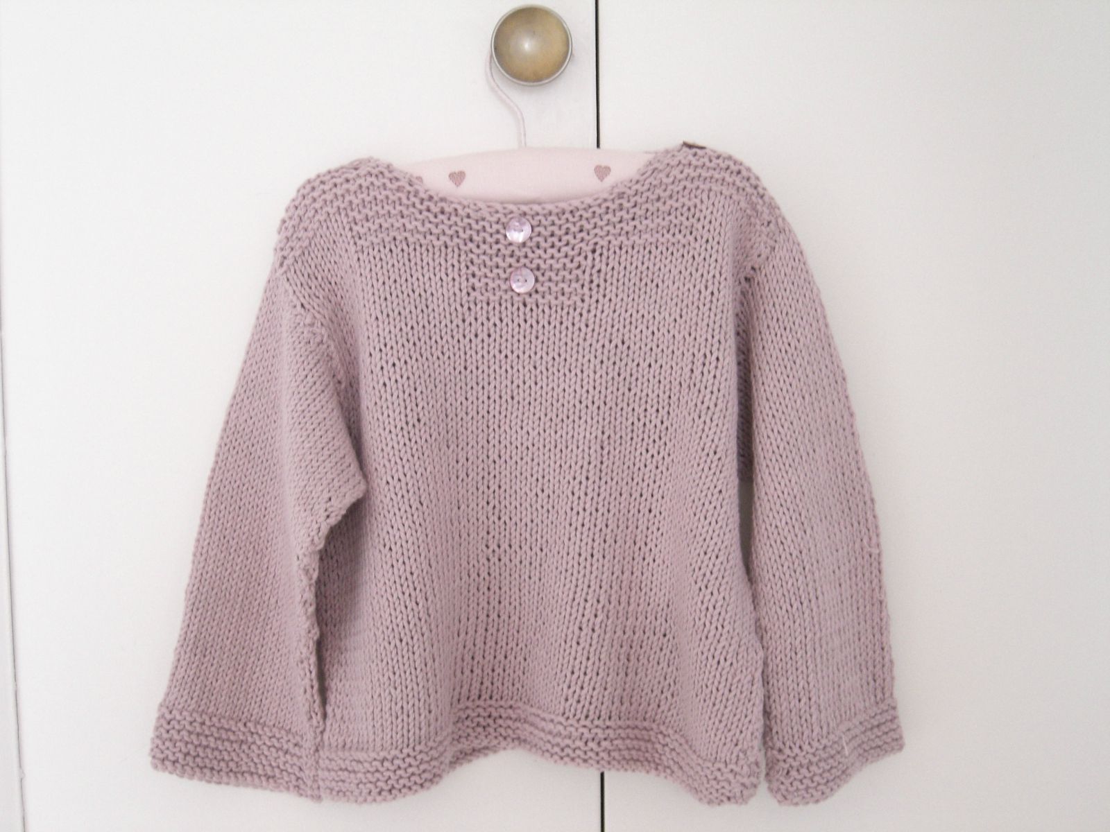 tricoter un pull taille 8 ans