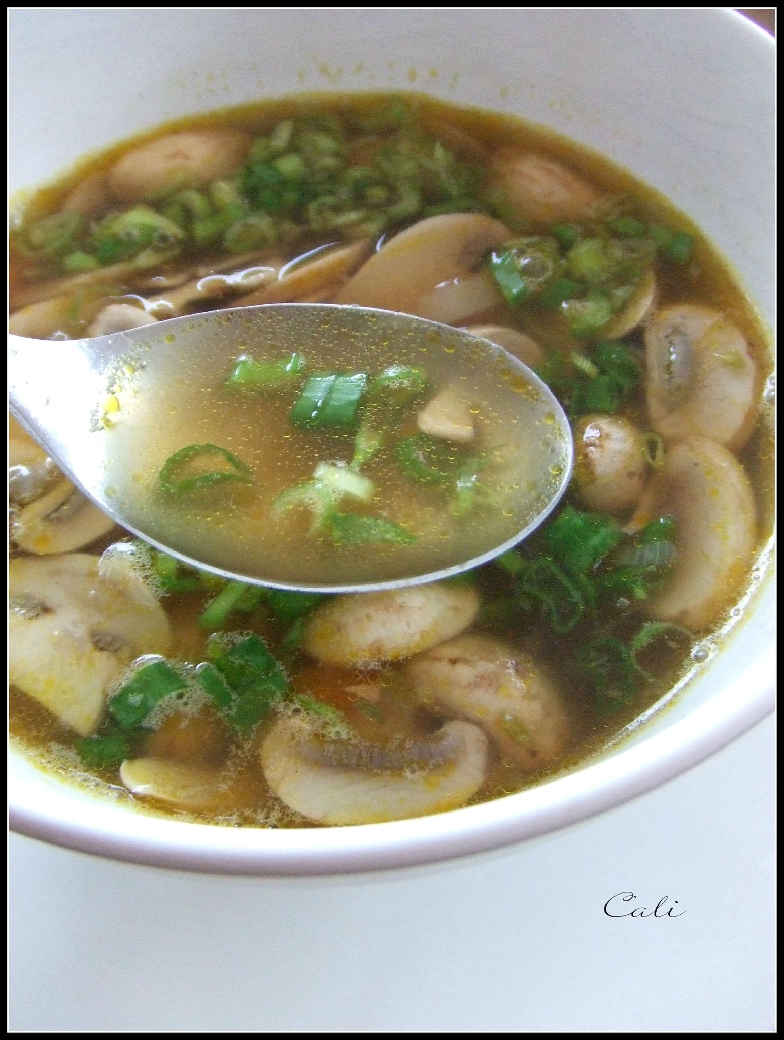 CONSOMME EPICE AUX CHAMPIGNONS CALDO CONDIMENTADO A LOS CHAMPIÑONES Vanille & Poivre Rose