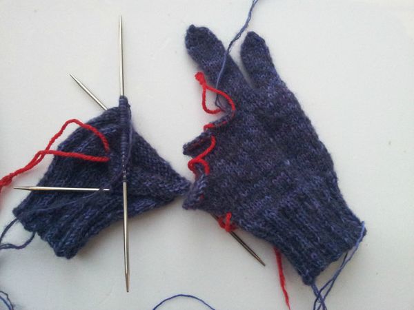 comment tricoter des gants homme