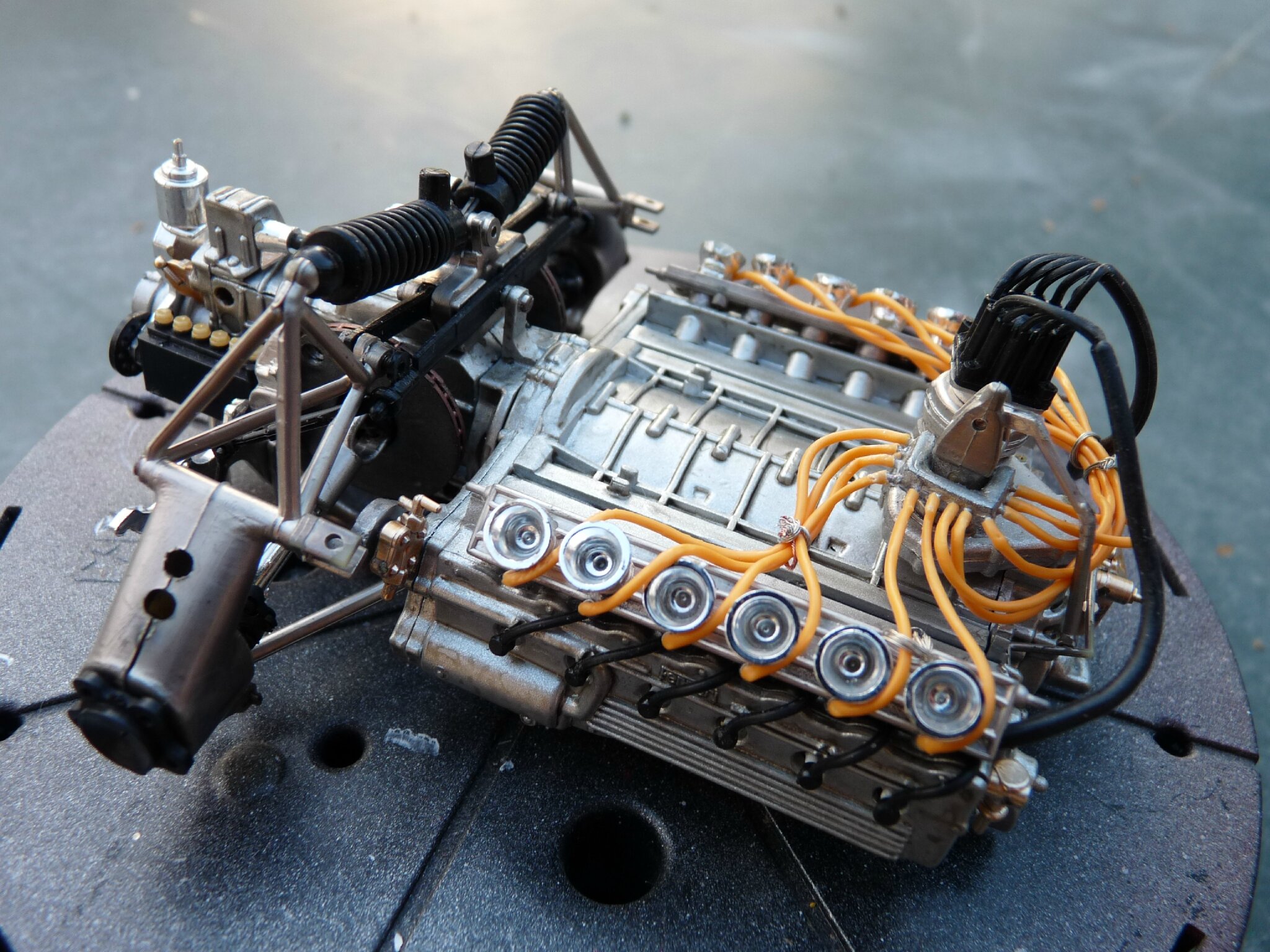 Maquette de moteur de Flat 12 boxer Ferrari 312