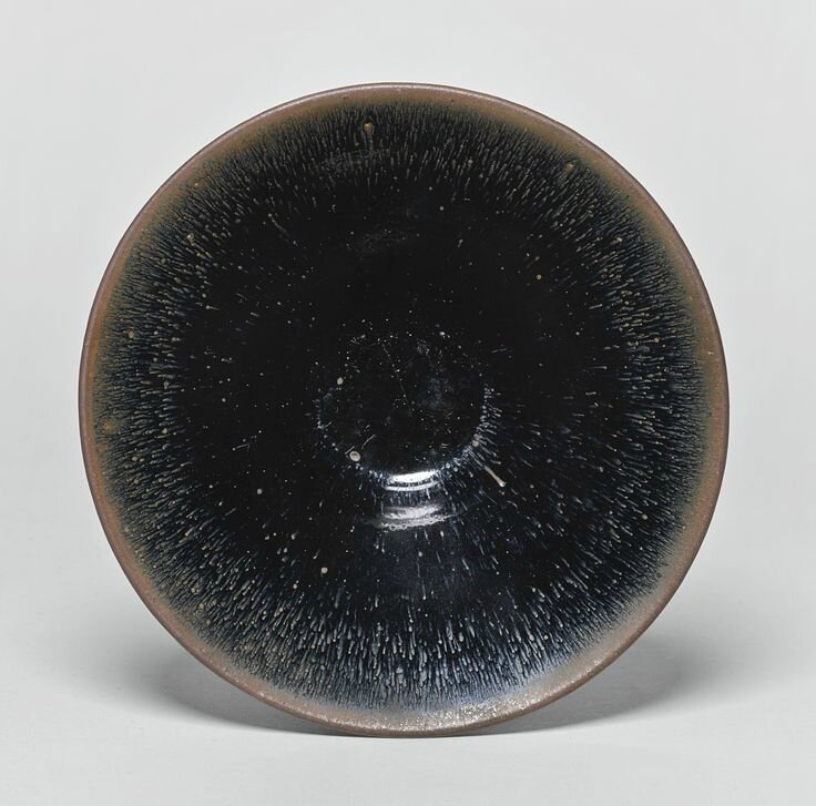 A black-glazed 'Hare's Fur' bowl, Song dynasty