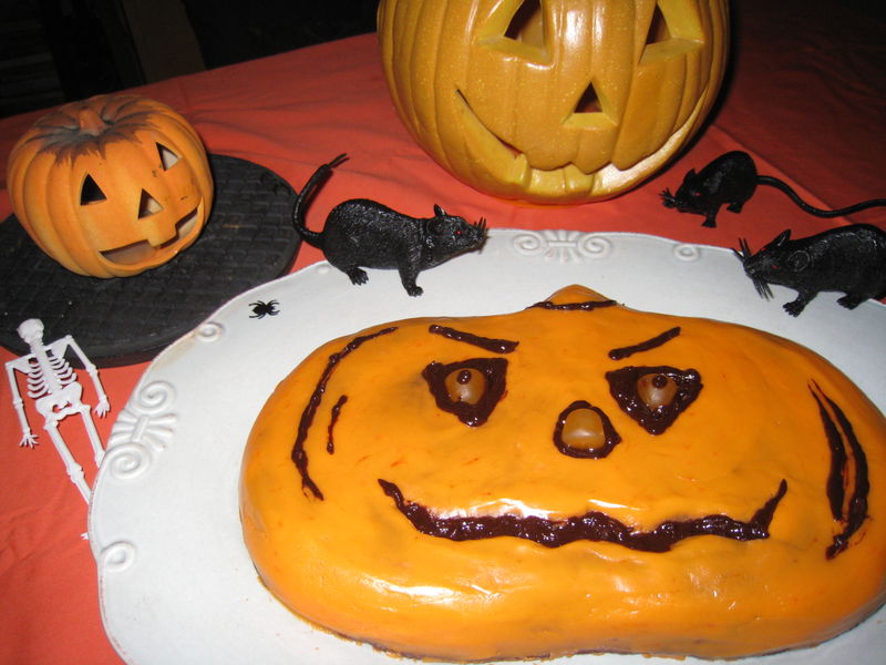 Gateau de citrouille au chocolat