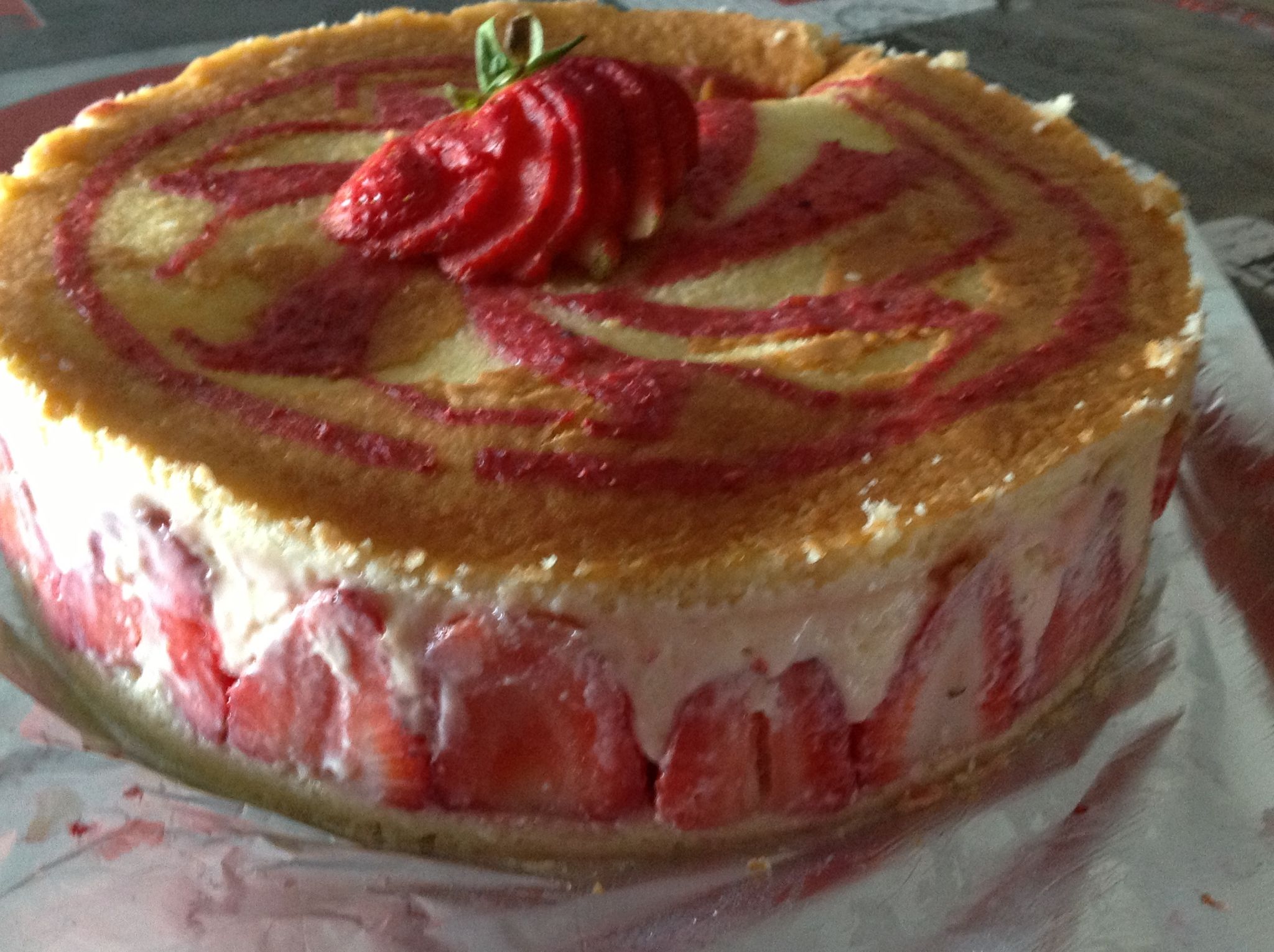 Voici la recette du fraiser.