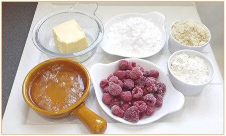 chiboust citron sur financier aux framboises2 chiboust citron sur financier aux framboises2