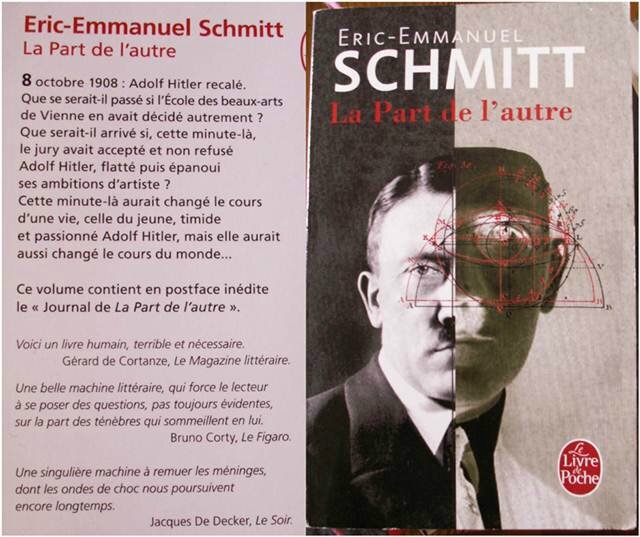 La part de l'autre, d'EricEmmanuel Schmitt Chez Plouf La part de l'autre, d'EricEmmanuel Schmitt Chez Plouf