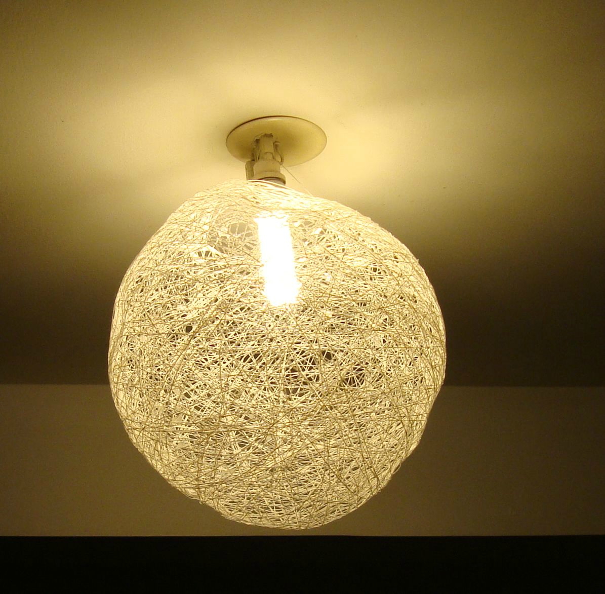 Mon lustre boule, tout une aventure c claire!