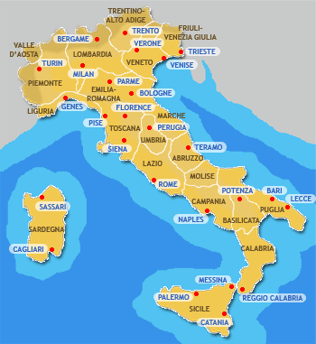 Italie Carte