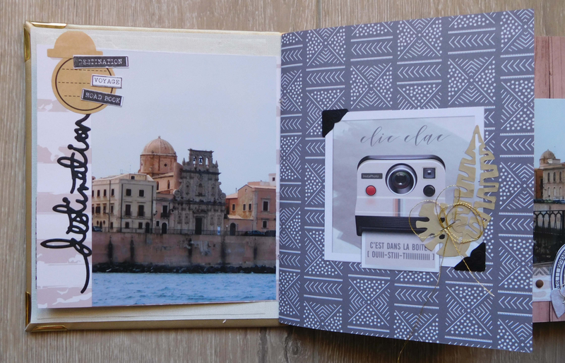 Mini Album Carnet De Voyage Caf Chocoscrap