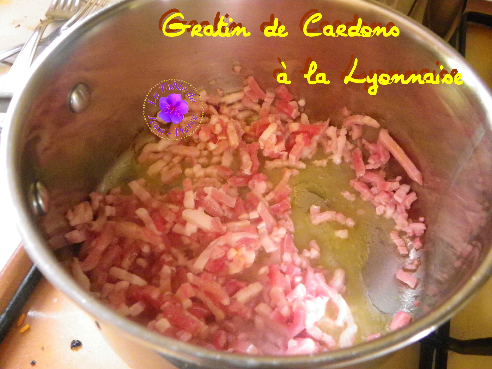 Gratin de Cardons à la Lyonnaise - La table de Jean Pierre Gratin de Cardons à la Lyonnaise - La table de Jean Pierre