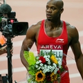 8/10. Le Jamaïcain Asafa Powell remporte le 100 m au meeting Areva.