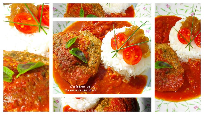 de thon rouge au coulis de tomate et chutney aux pommes Cuisine de thon rouge au coulis de tomate et chutney aux pommes Cuisine