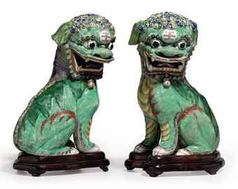red hair 19th century
 on Kangxi period & 19th century Biscuit-glazed famille verte @ Christie's ...