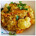 Curry de légumes et lentilles corail - weight watchers -
