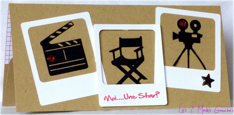 carte porte-billet thème cinéma
