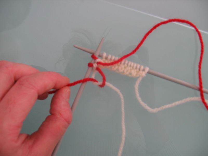 comment tricoter rayé
