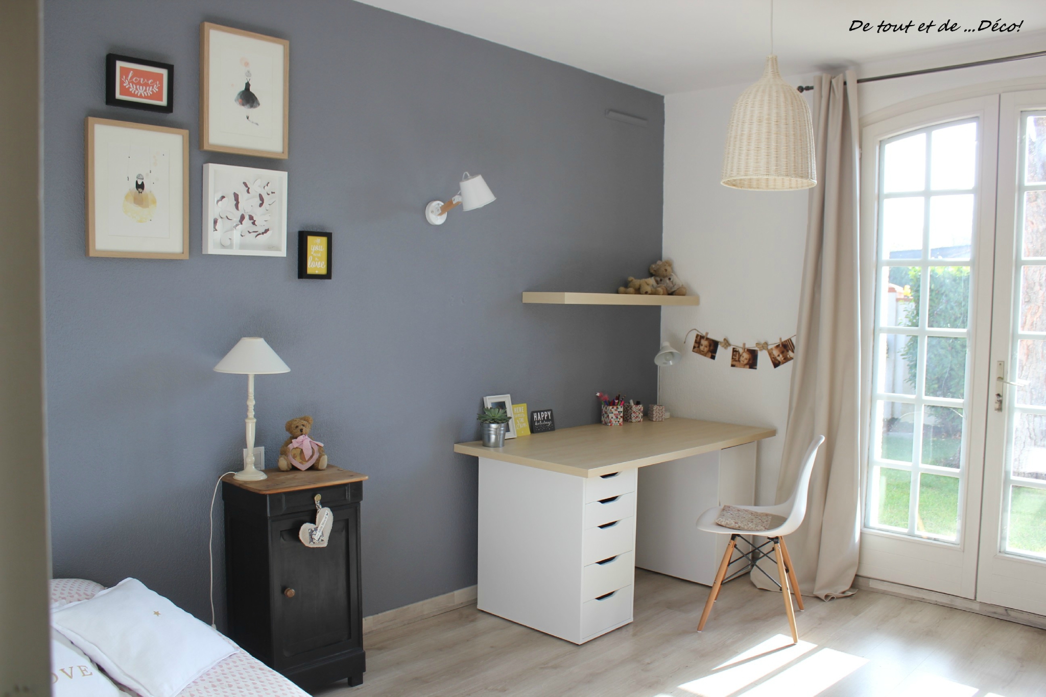 Chambre bleu turquoise et beige: inspirations déco pour la chambre ...