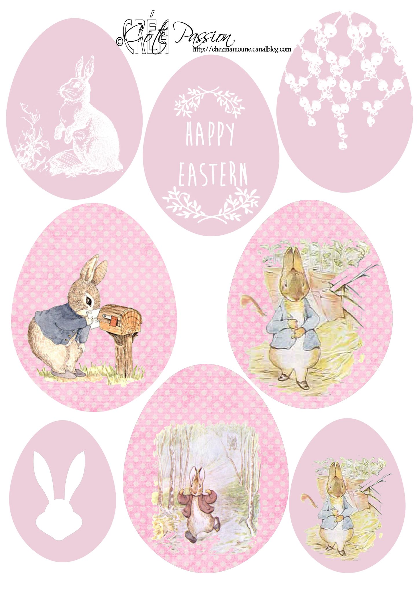 Free Printable Easter Egg Tags