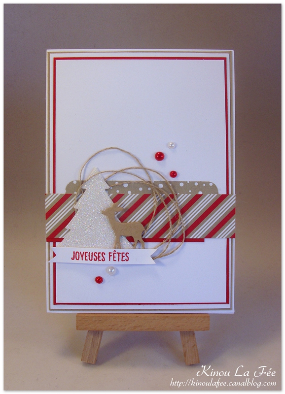 Blog Hop de la Stampin Class spécial Noël Kinou La Fée