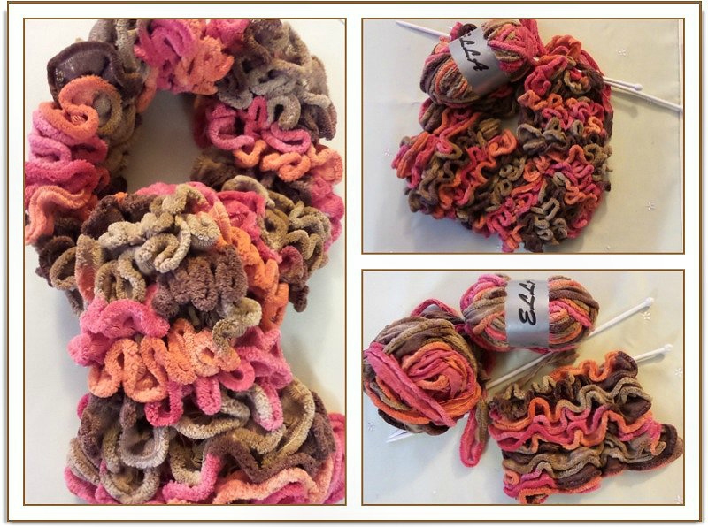 tricoter laine ruban