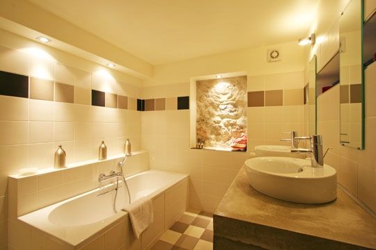Pureté et pierres salle de bains decor'in idées & conseils Pierre bains salle Créatif de