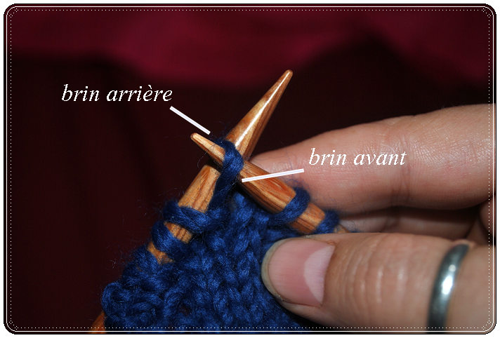tricoter gaucher