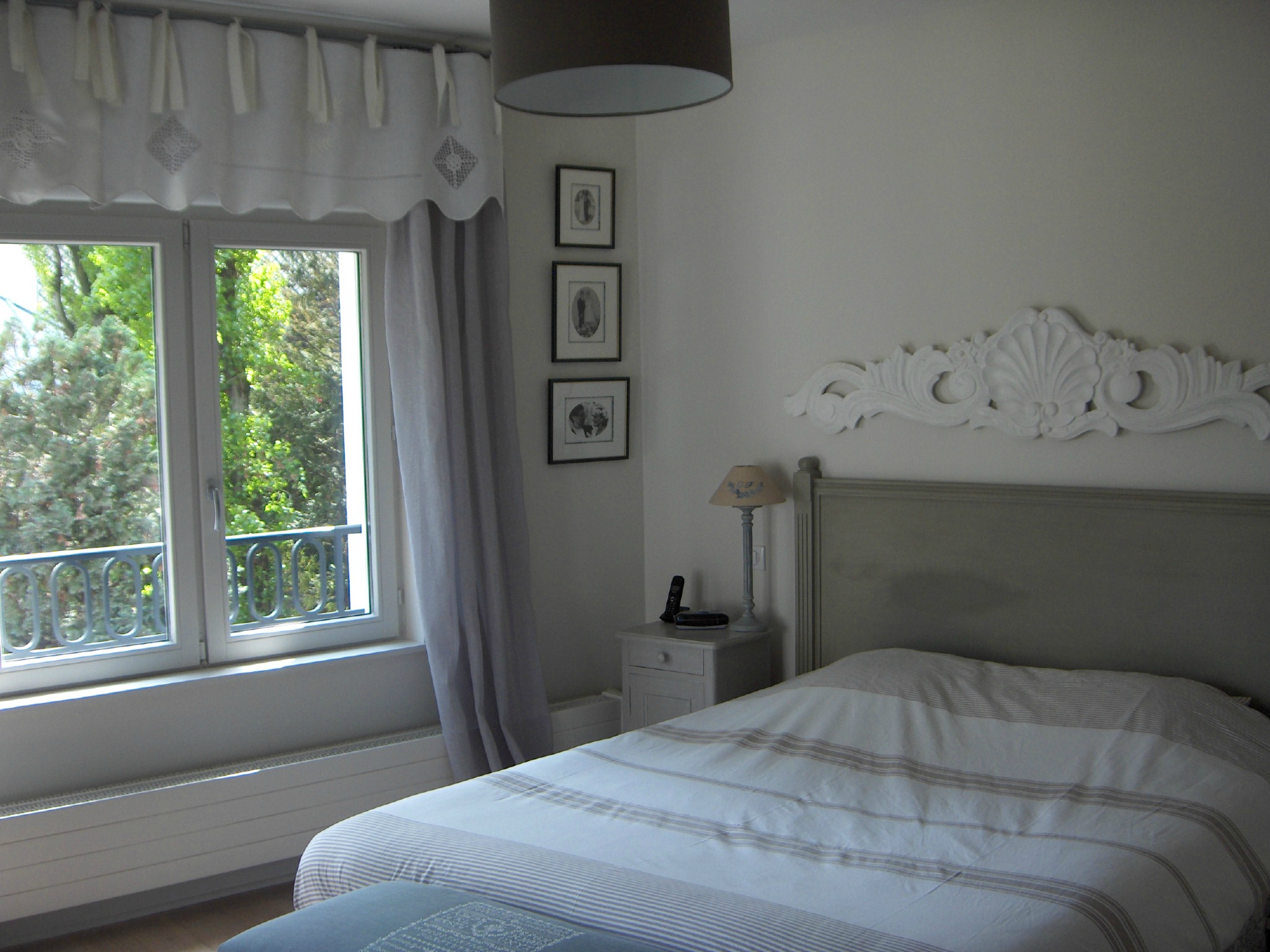 Avant pendant après d'une chambre parentale la maison du 17