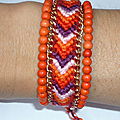 e) Bracelet Brésilien