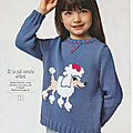 Pull petit enfant Aubin Phil Mérinos 3 5 Roses et ses laines