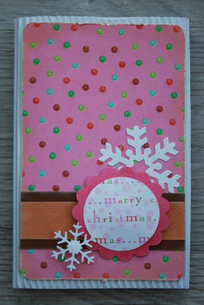 carte de noel inspiration cup cake