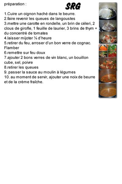 langouste à l'armoricaine (page 2)