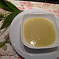 Soupe poireaux pomme de terre et moules (ou gruyère)