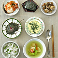 Repas coréen, à votre santé