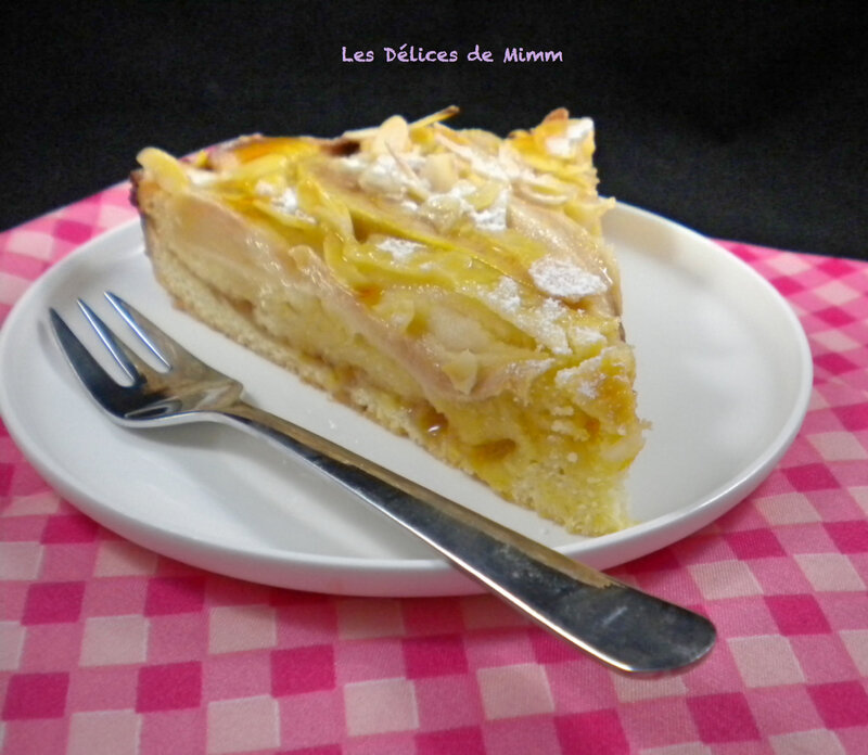 Gâteau d’automne poires-amandes 6