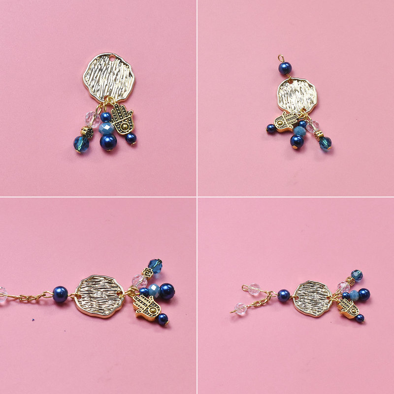 PandaHall Idea on Multi-strand Vintage Necklace-3