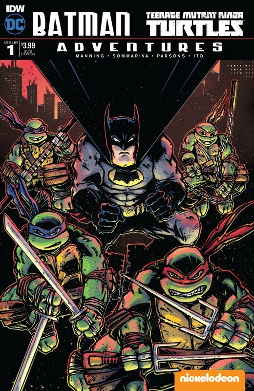 IDW batman TMNT adventures 01 sub cover eastman
