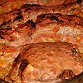 Tagliatelles au saumon en croute d'epices, sauce rose