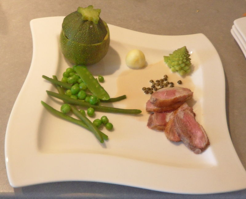 Magret De Canard Sauce Poivre Vert Papilles En Eveil