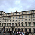 Le rione colonna, au coeur de rome (5/13). le palais chigi, siège de la présidence du conseil.