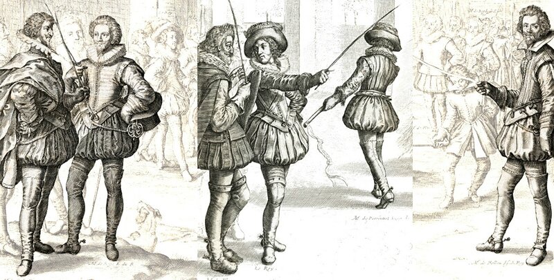Cour de Louis XIII vers 1620-1625