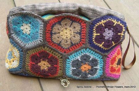 Pochette Hexagones Holst Garn face