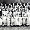 La section ballet de la renaissance sportive de libercourt en 1946 ou 1947